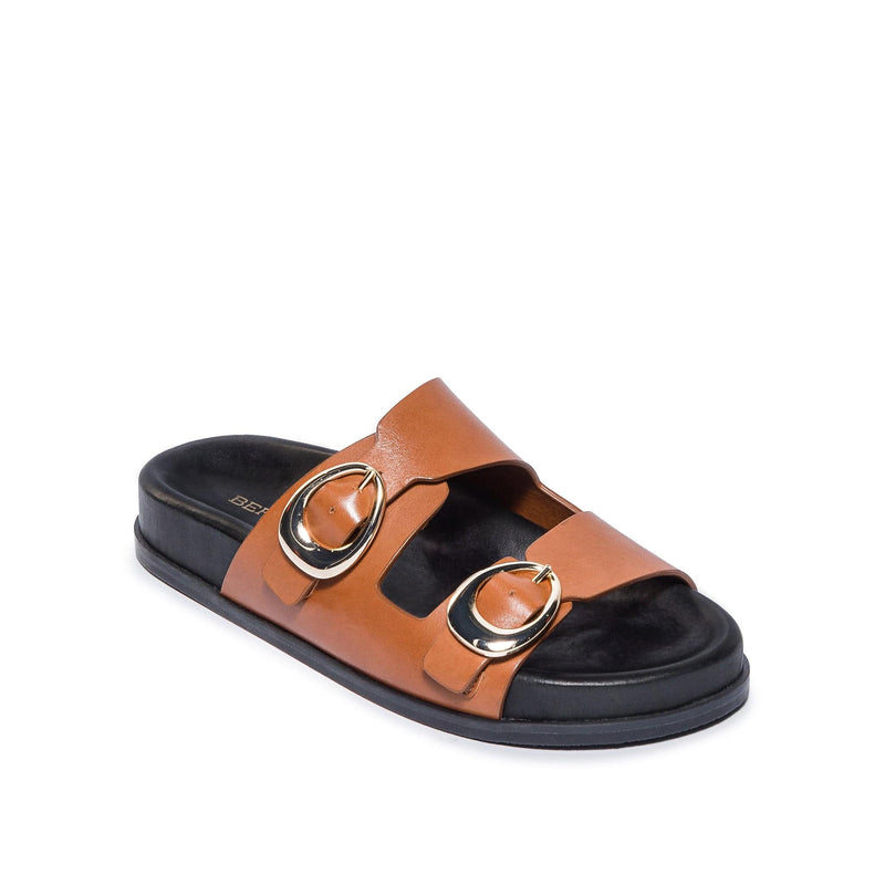 Dark Brown Women Bernardo Evie Slide Sandals | KMP1940LK