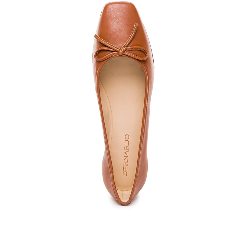 Dark Brown Women Bernardo Gwynn Ballet Flats | OVE3869SD