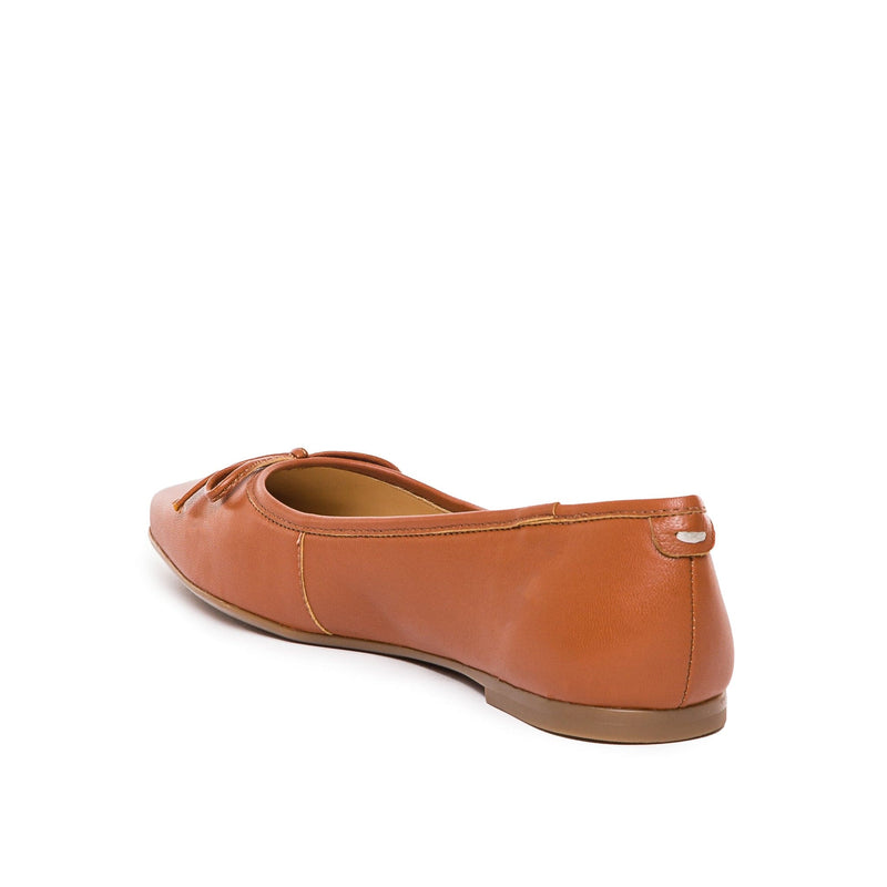 Dark Brown Women Bernardo Gwynn Ballet Flats | OVE3869SD