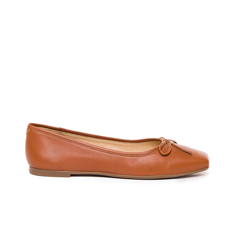 Dark Brown Women Bernardo Gwynn Ballet Flats | OVE3869SD