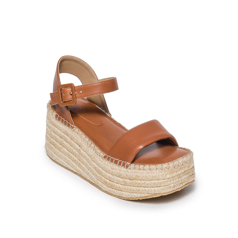 Dark Brown Women Bernardo Mallorca Espadrille Platform Sandals | LON482AP