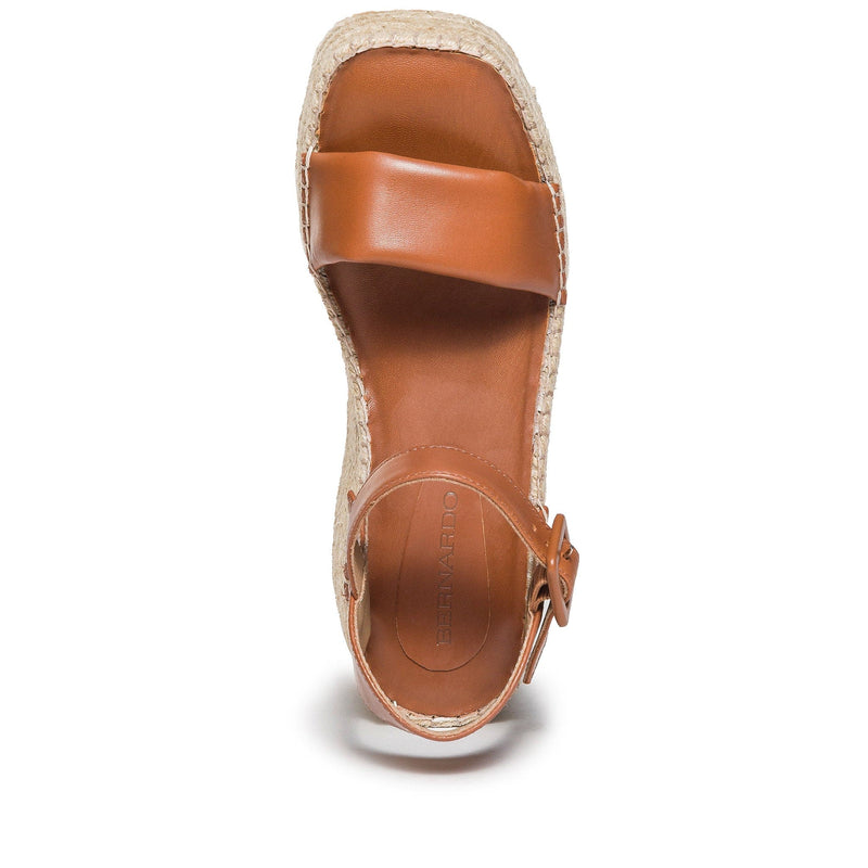 Dark Brown Women Bernardo Mallorca Espadrille Platform Sandals | LON482AP