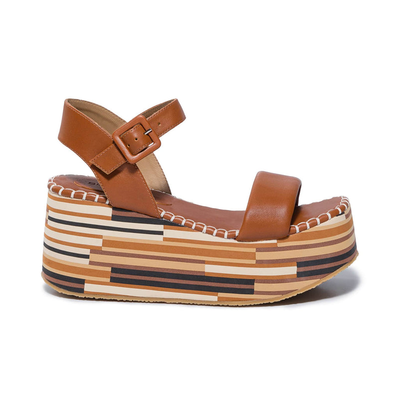 Dark Brown Women Bernardo Marley Platform Sandals | VIW2931QQ