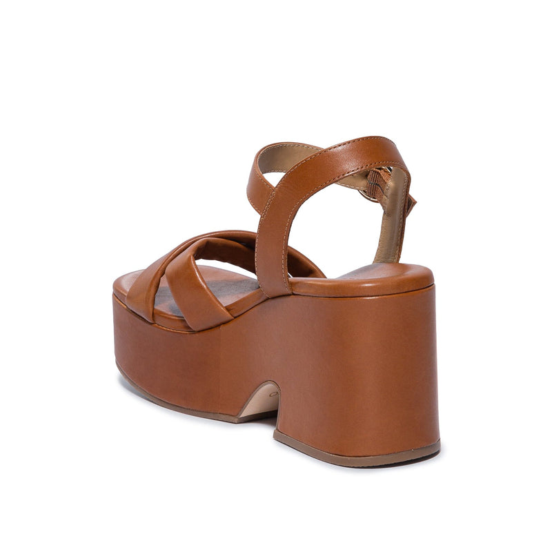 Dark Brown Women Bernardo Weston Platform Sandals | KMP8645DM