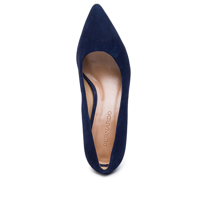 Dark Navy Women Bernardo Faryn Pointed-Toe Pumps | HZS127QI