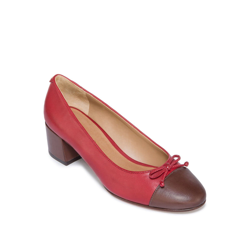 Dark Red Chocolate Women Bernardo Marisol Ballerina Pumps | FBH4188LS