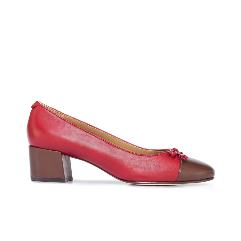 Dark Red Chocolate Women Bernardo Marisol Ballerina Pumps | FBH4188LS