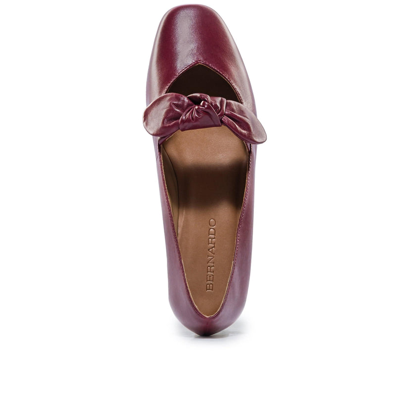 Dark Red Women Bernardo Emersyn Ballet Flats | FHR76100QS