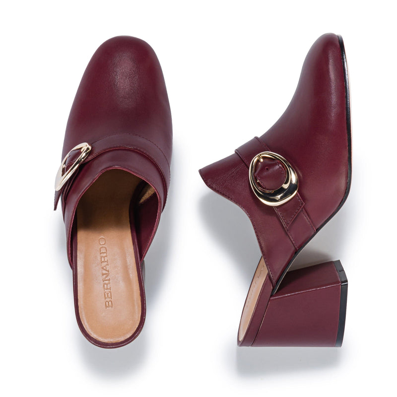 Dark Red Women Bernardo Natasia Mules | LSF7471LC