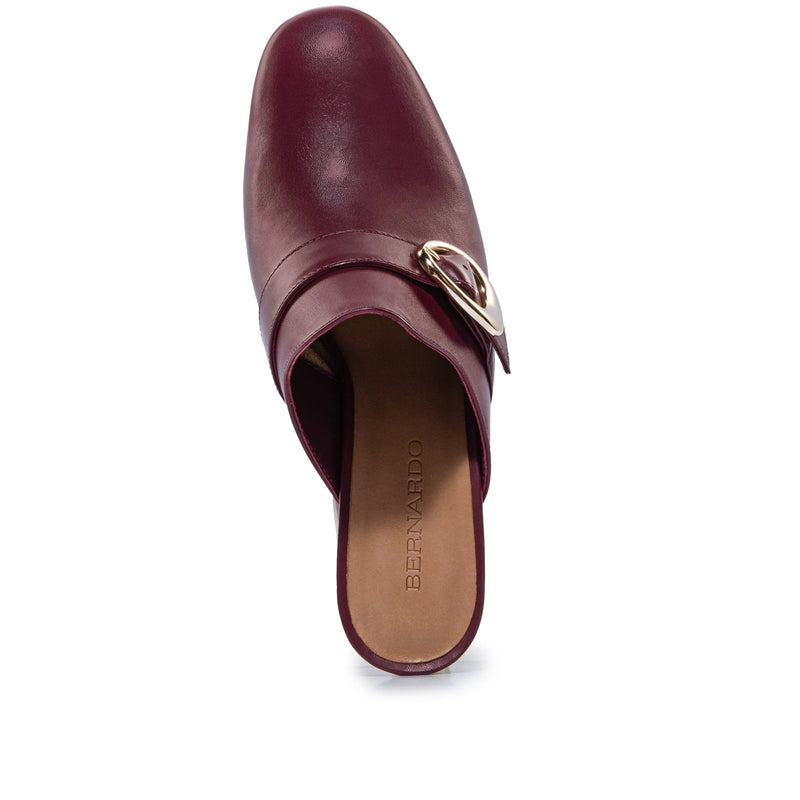 Dark Red Women Bernardo Natasia Mules | LSF7471LC