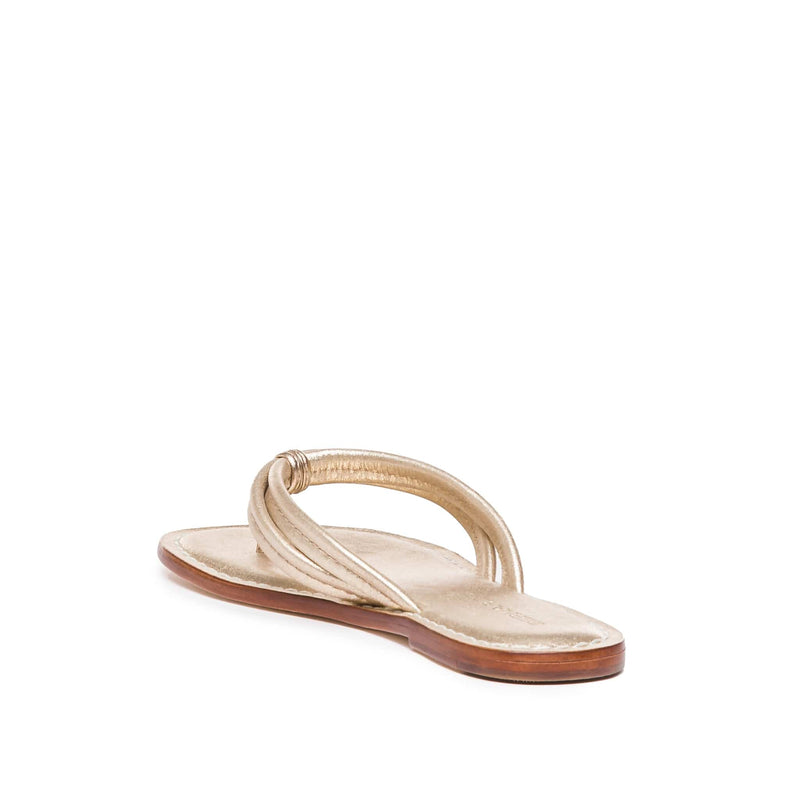 Gold Women Bernardo Miami Thong Slide Sandals | CFY2432CZ