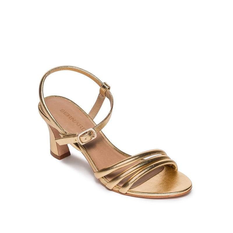 Gold Women Bernardo Noor Heels Sandals | ULE3558YO