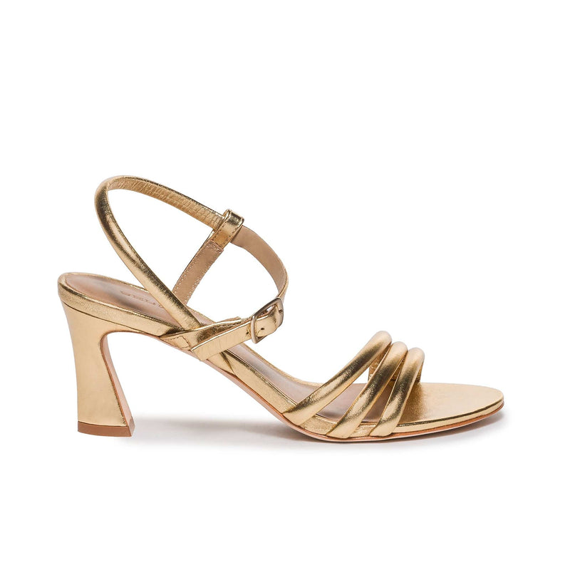 Gold Women Bernardo Noor Heels Sandals | ULE3558YO