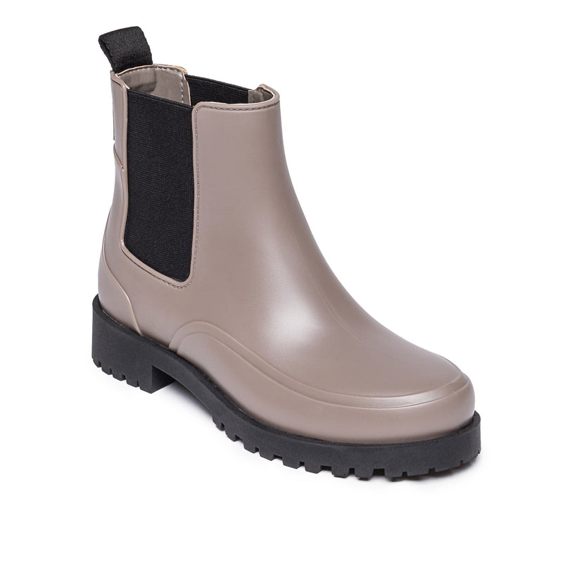 Grey Black Women Bernardo Addison Rain Chelsea Boots | HVK3252NH