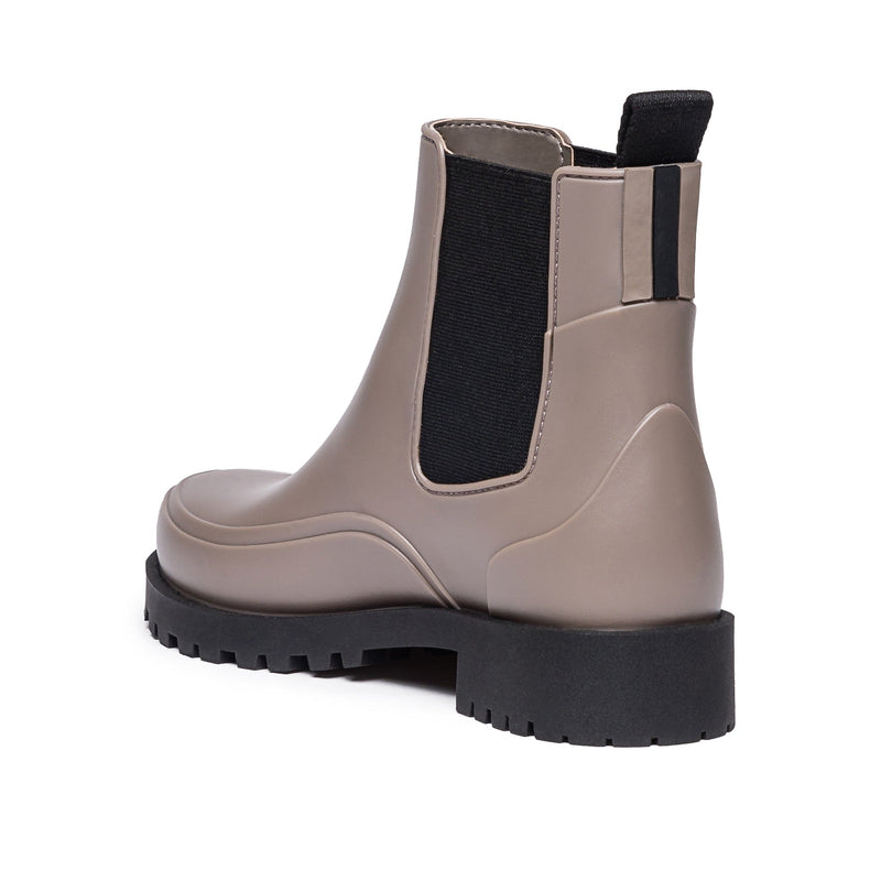 Grey Black Women Bernardo Addison Rain Chelsea Boots | HVK3252NH