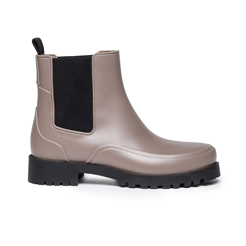 Grey Black Women Bernardo Addison Rain Chelsea Boots | HVK3252NH