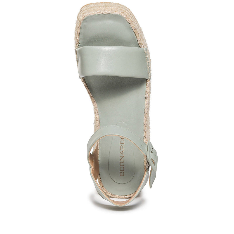 Light Green Women Bernardo Mallorca Espadrille Platform Sandals | BQT8132OA