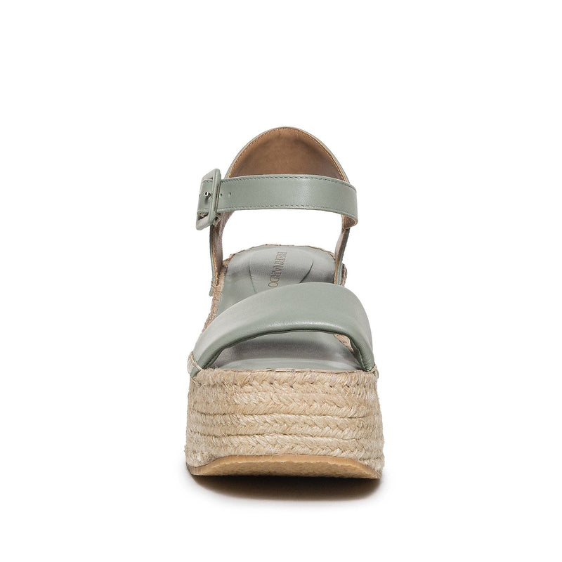 Light Green Women Bernardo Mallorca Espadrille Platform Sandals | BQT8132OA