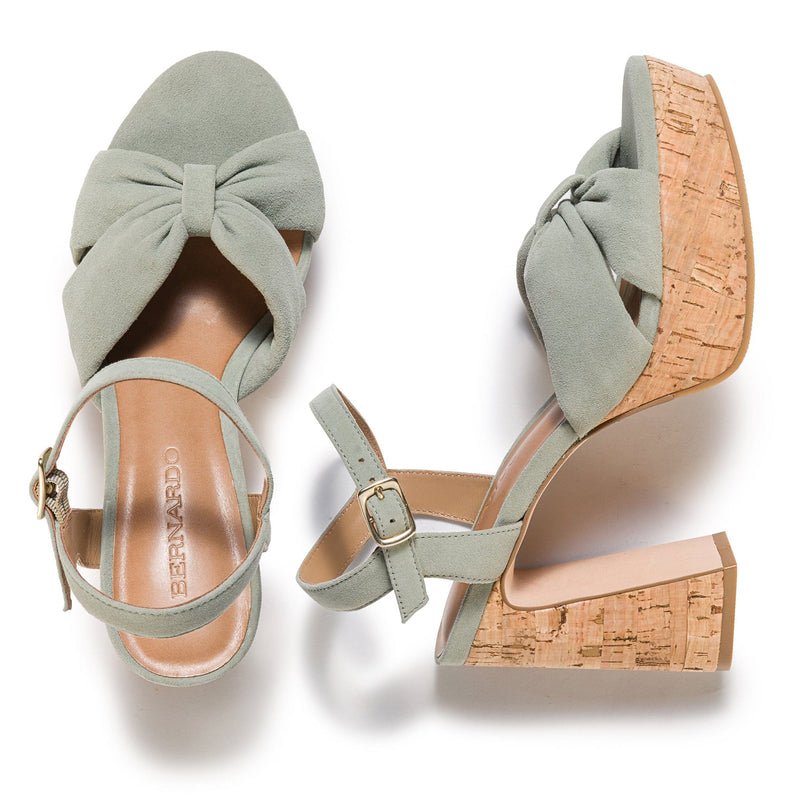 Light Green Women Bernardo Veronika Platform Sandals | COC7057EQ