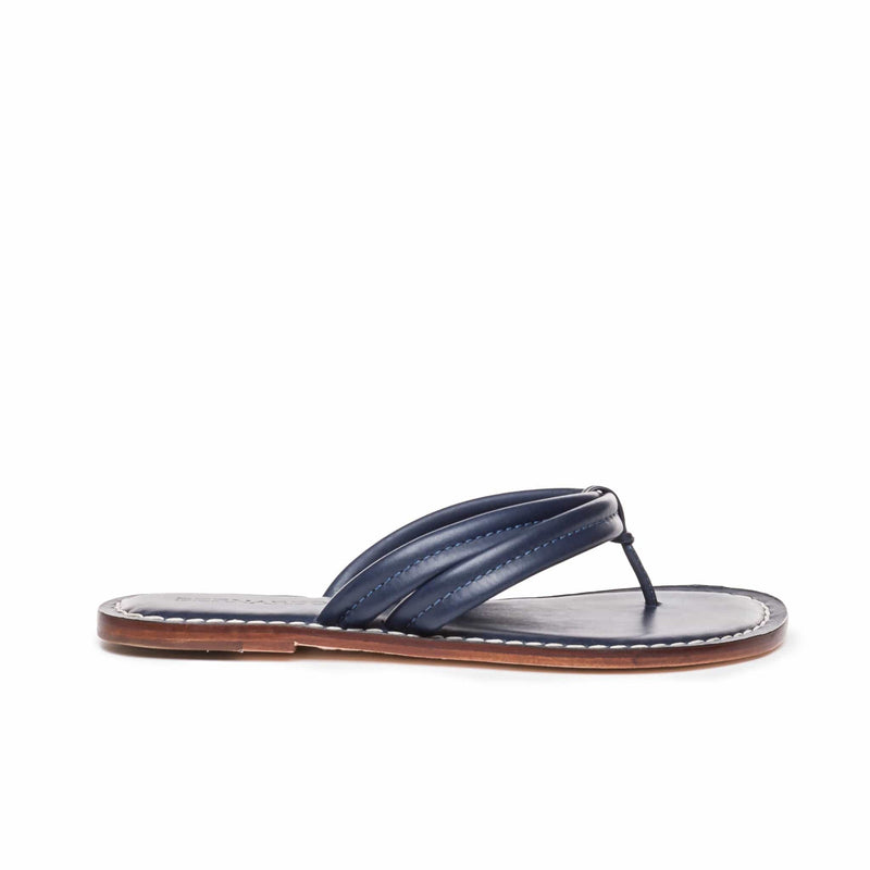 Navy Women Bernardo Miami Thong Slide Sandals | PDG9340NI