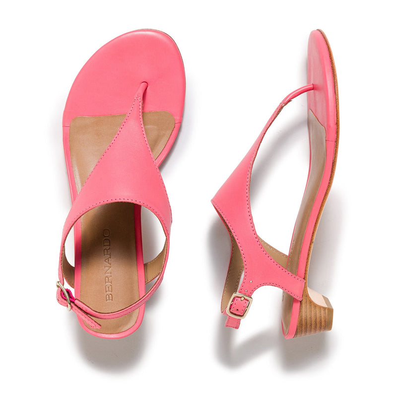 Pink Women Bernardo Goldy Demi Heels Sandals | OZY784HC