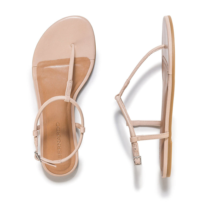 Pink Women Bernardo Haven Thong Flat Sandals | OMY6841ZN