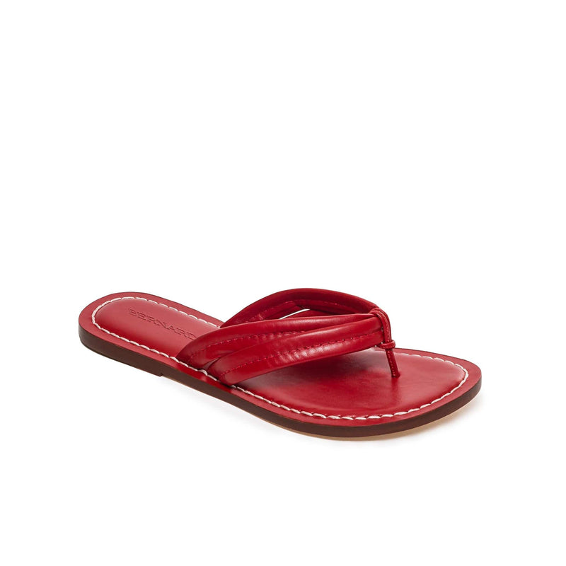 Red Women Bernardo Miami Thong Slide Sandals | ASJ671WR