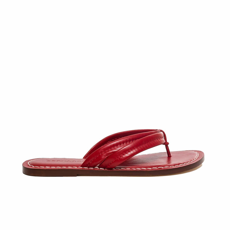 Red Women Bernardo Miami Thong Slide Sandals | ASJ671WR