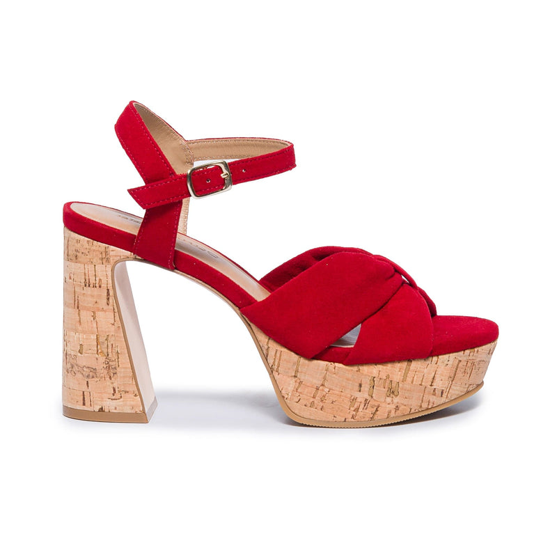 Red Women Bernardo Veronika Platform Sandals | ERV5157WN