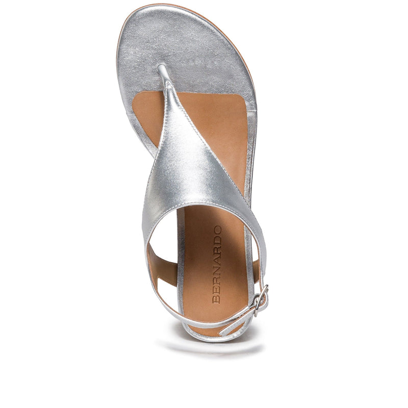 Silver Women Bernardo Goldy Demi Heels Sandals | LQO8414YJ