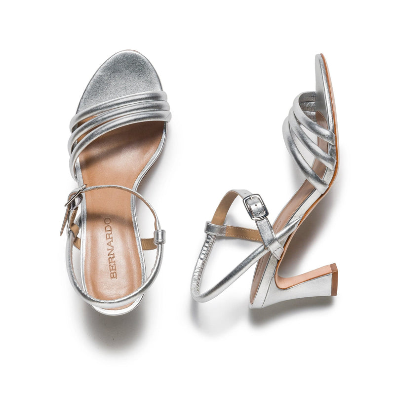 Silver Women Bernardo Noor Heels Sandals | HMW5739MK