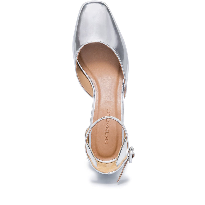 Silver Women Bernardo Remy Mary Jane Pumps | UHO4979CI