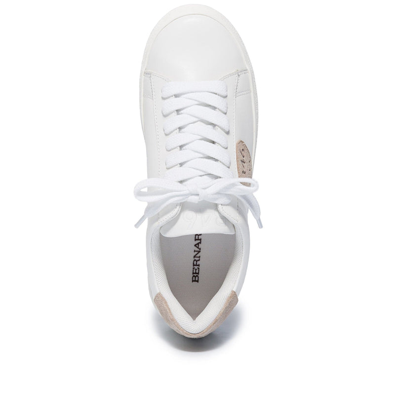 White Beige Women Bernardo Tatum Sneakers | DKN4853LJ