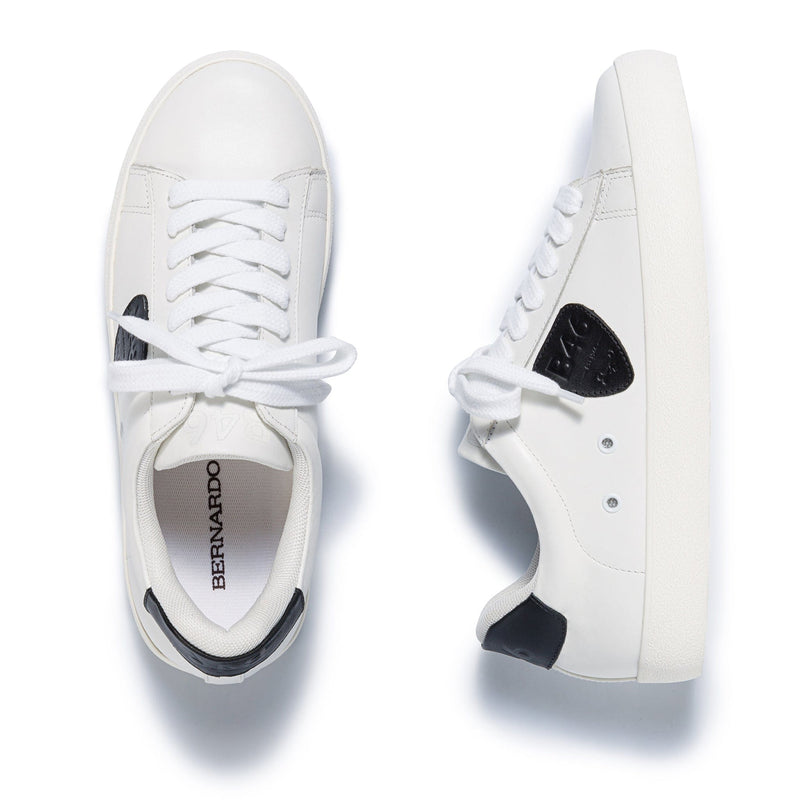 White Black Women Bernardo Tatum Sneakers | ZAA227KK