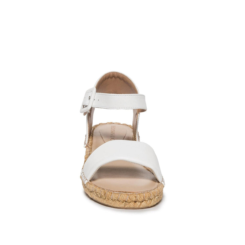 White Women Bernardo Madrid Espadrille Wedge Sandals | WRL365JJ