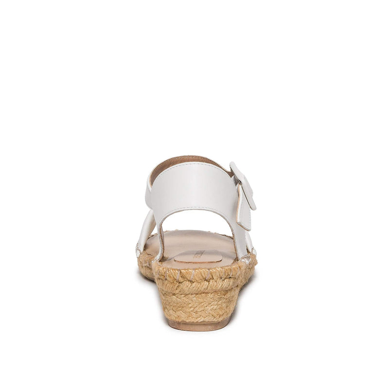 White Women Bernardo Madrid Espadrille Wedge Sandals | WRL365JJ