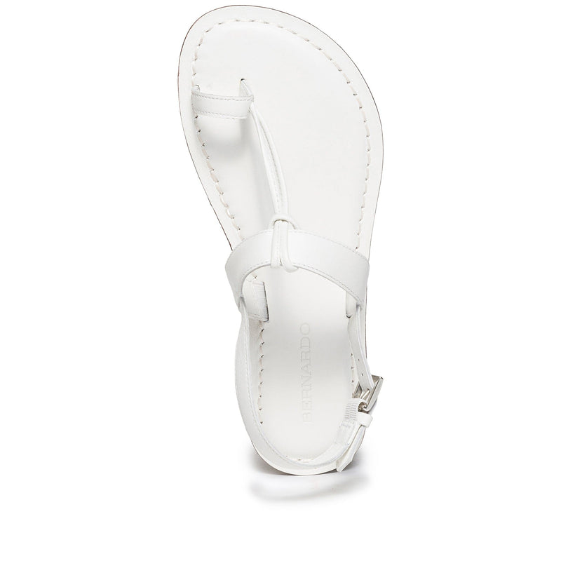 White Women Bernardo Maverick 2 Toe Ring Flat Sandals | XPU8012OK