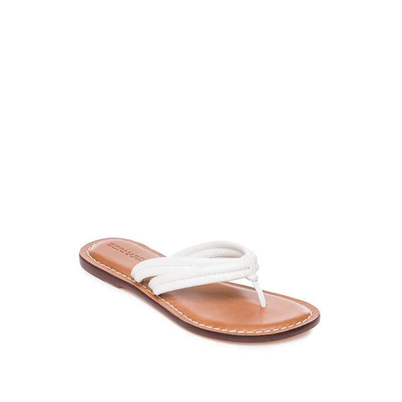 White Women Bernardo Miami Thong Slide Sandals | UFG432ZF