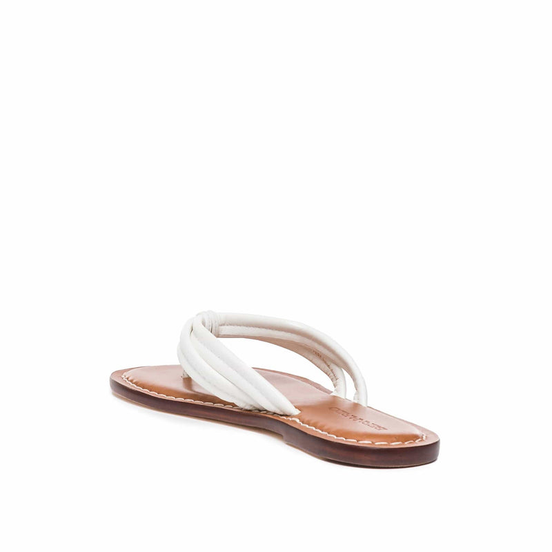 White Women Bernardo Miami Thong Slide Sandals | UFG432ZF