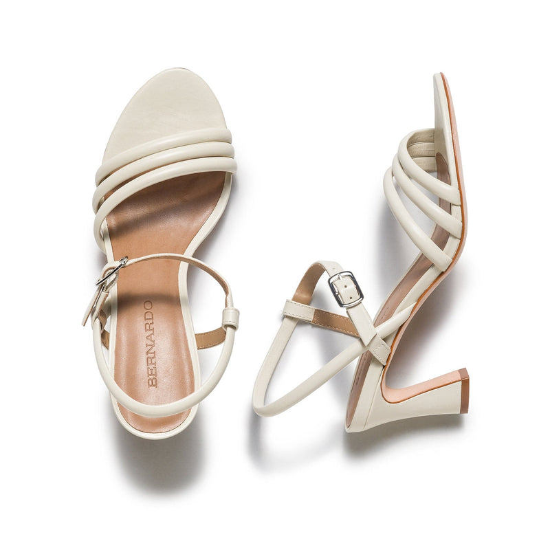 White Women Bernardo Noor Heels Sandals | RLP9536IV