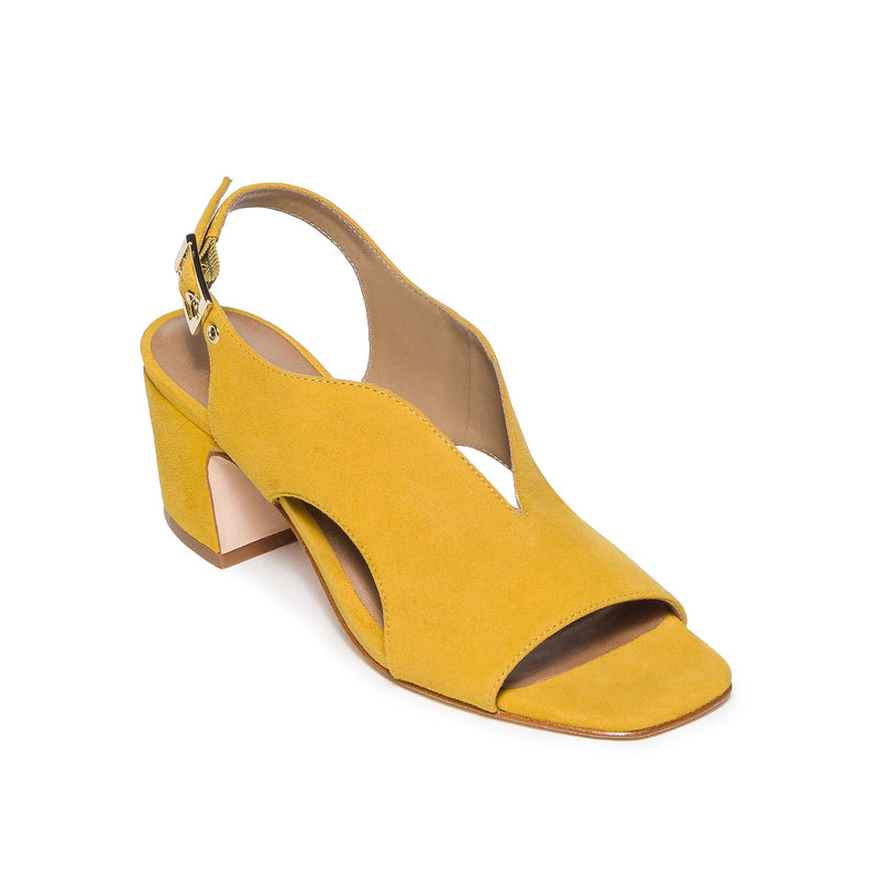 Yellow Women Bernardo Bedford Mid Heels Sandals | TRG3431KB