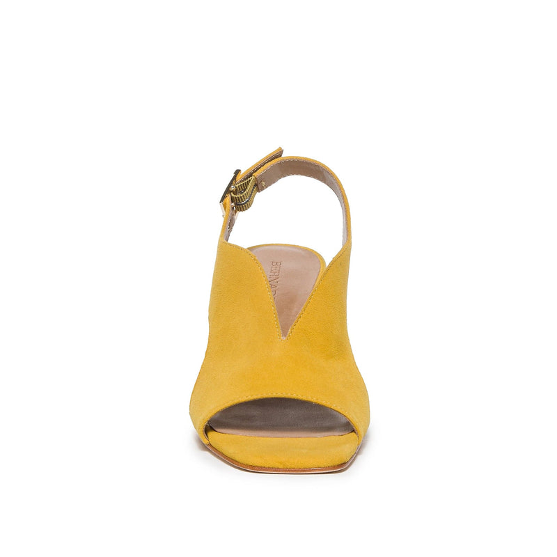 Yellow Women Bernardo Bedford Mid Heels Sandals | TRG3431KB